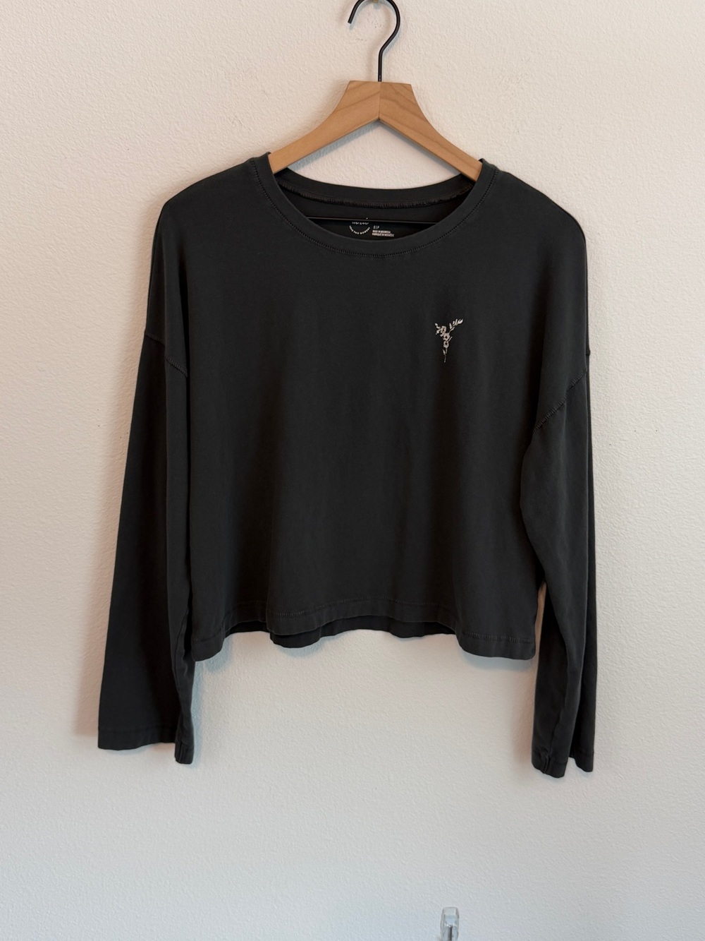 aerie Cropped Long-Sleeve Tee